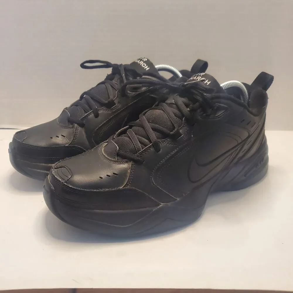 Nike Air Monarch IV Black Sneakers Men’s 10 Running Shoes 415445-001